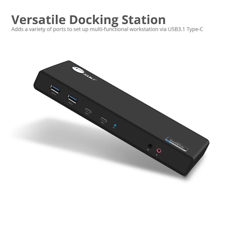 Betterbattery USB 3.1 Type-C Dual 4K Docking Station with Power Delivery BE3764011